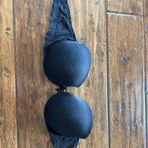 lace strapless bra